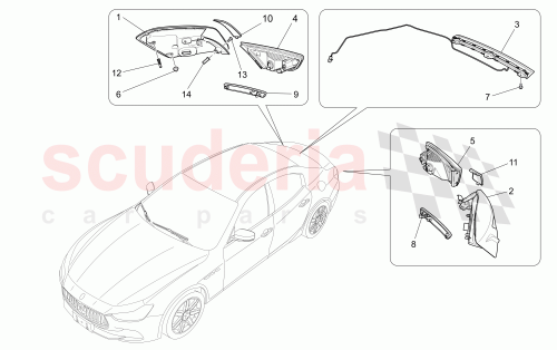 Part Diagram for Maserati 670109149