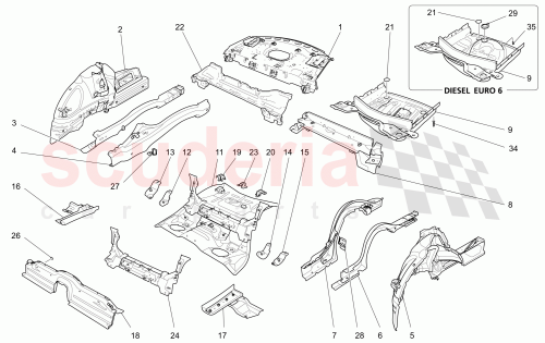 Part Diagram for Maserati 673006258