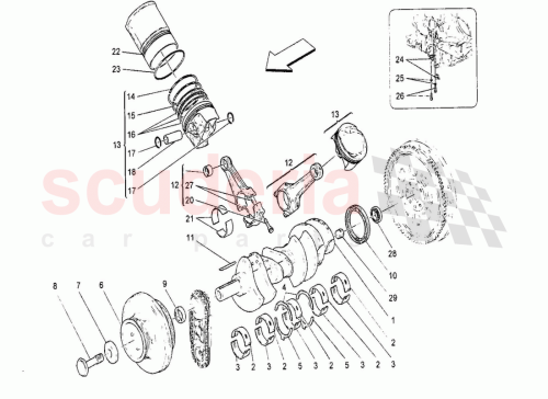 Part Diagram for Maserati 218371