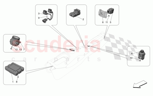 Part Diagram for Maserati 675001315