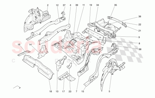 Part Diagram for Maserati 670032545