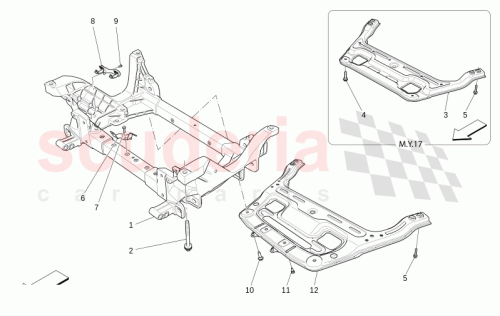 Part Diagram for Maserati 670105640