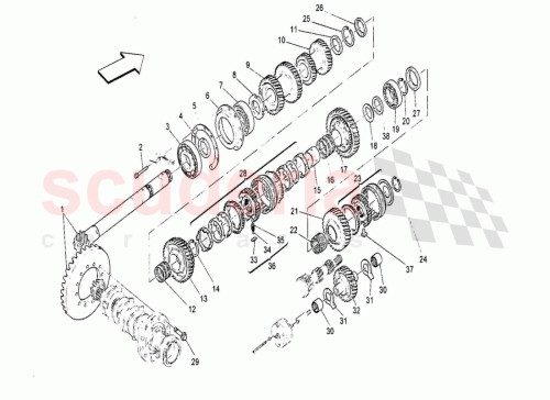 Part Diagram for Maserati 203801