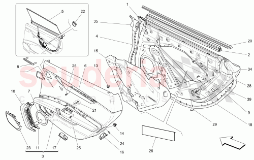 Part Diagram for Maserati 670119711