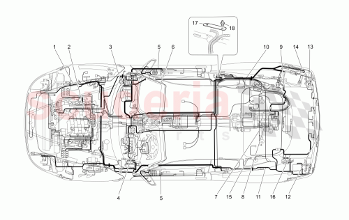 Part Diagram for Maserati 210294