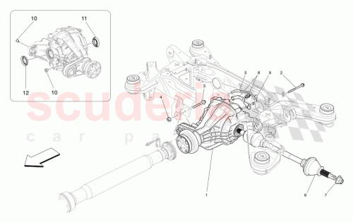 Part Diagram for Maserati 673014532