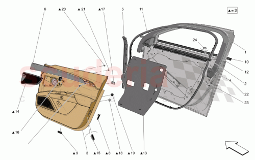 Part Diagram for Maserati 670166691