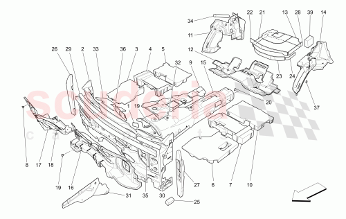Part Diagram for Maserati 670038498