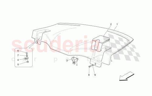 Part Diagram for Maserati 69986633