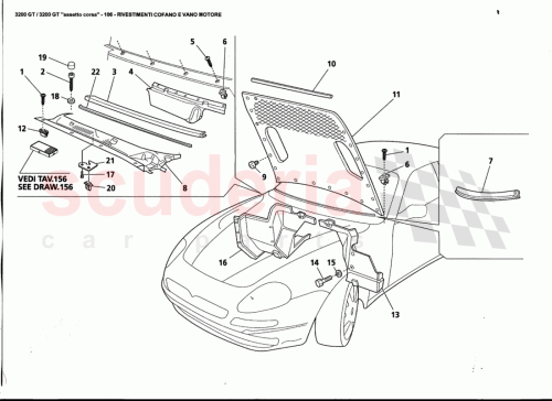 Part Diagram for Maserati 386100373