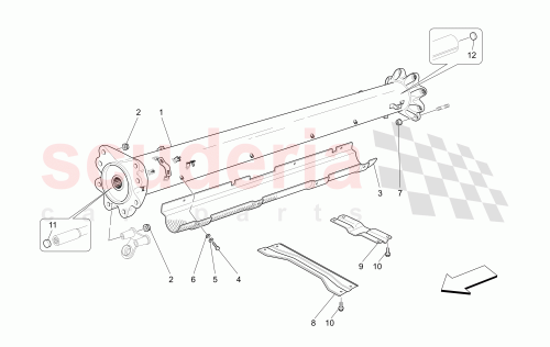 Part Diagram for Maserati 228688