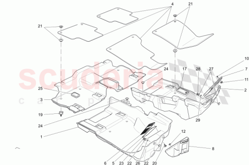 Part Diagram for Maserati 670149426