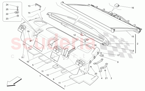 Part Diagram for Maserati 673002031