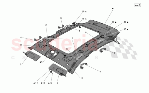Part Diagram for Maserati 670269406