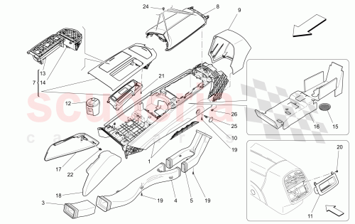 Part Diagram for Maserati 673010486