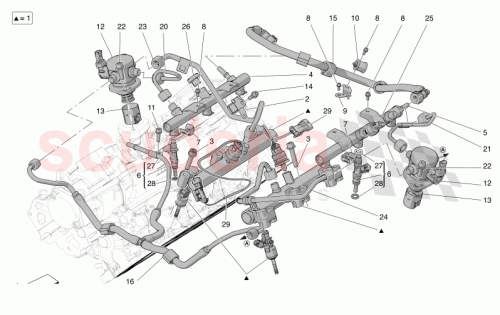 Part Diagram for Maserati 673015364
