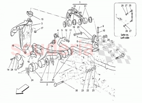 Part Diagram for Maserati 271290