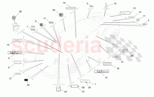 Part Diagram for Maserati 670220162
