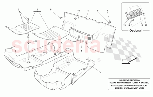 Part Diagram for Maserati 67512704