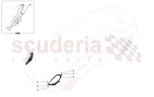 Part Diagram for Maserati 670310057