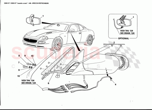 Part Diagram for Maserati 388100145
