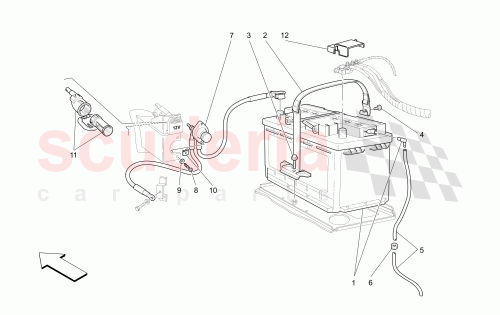 Part Diagram for Maserati 980139930