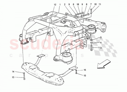 Part Diagram for Maserati 14307424