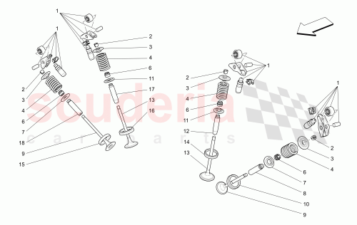 Part Diagram for Maserati 287551