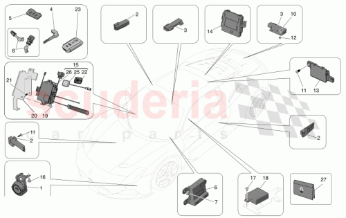 Part Diagram for Maserati 670240115