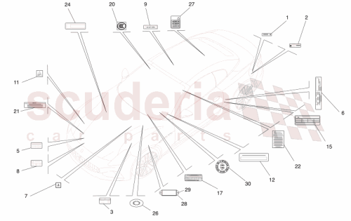 Part Diagram for Maserati 670176780