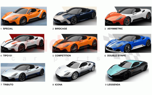Part Diagram for Maserati 670353825