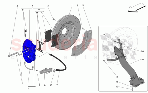 Part Diagram for Maserati 670354778