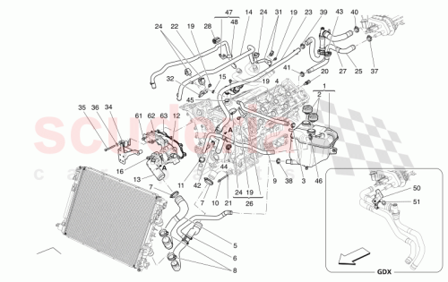 Part Diagram for Maserati 670101985