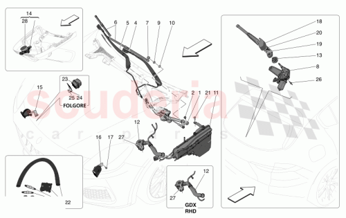Part Diagram for Maserati 670175178