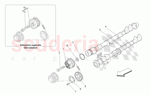 Part Diagram for Maserati 233290