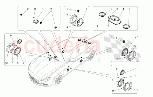 Part Diagram for Maserati 675000445