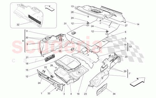 Part Diagram for Maserati 670031012