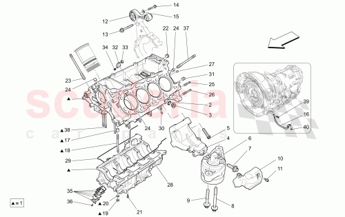 Part Diagram for Maserati 675000096