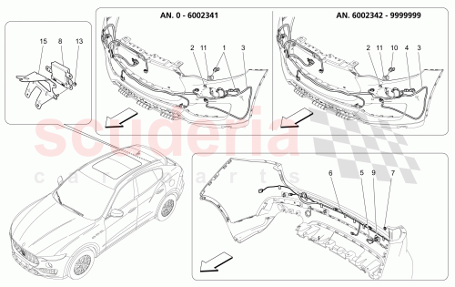 Part Diagram for Maserati 670035193