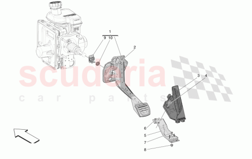 Part Diagram for Maserati 675001034