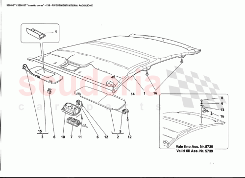 Part Diagram for Maserati 9812054