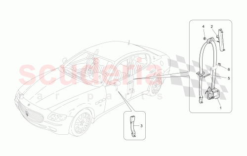 Part Diagram for Maserati 67307090