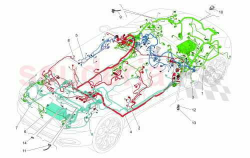 Part Diagram for Maserati 236942