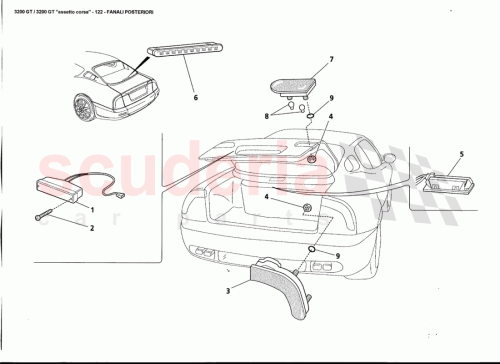 Part Diagram for Maserati 13046115
