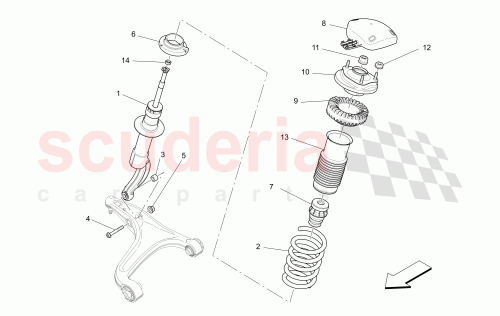 Part Diagram for Maserati 673002077