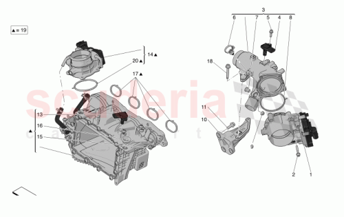 Part Diagram for Maserati 670051107