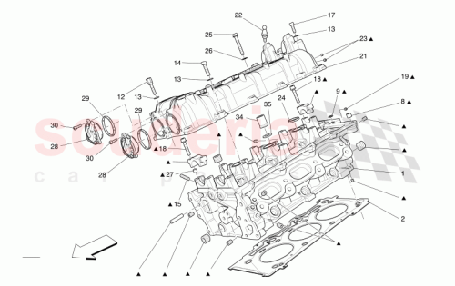 Part Diagram for Maserati 312532