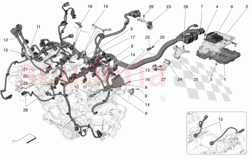 Part Diagram for Maserati 670296380