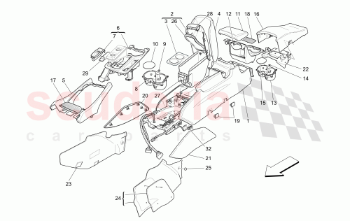 Part Diagram for Maserati 980145368