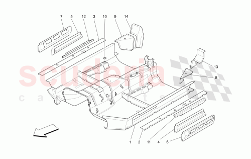 Part Diagram for Maserati 980138291